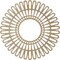 Ekena Millwork Cornelius Wood Fretwork Pierced Ceiling Medallion, Birch, 18"OD x 6 3/4"ID x 1/4"T CMWP18X0250CRBI - alternate 3